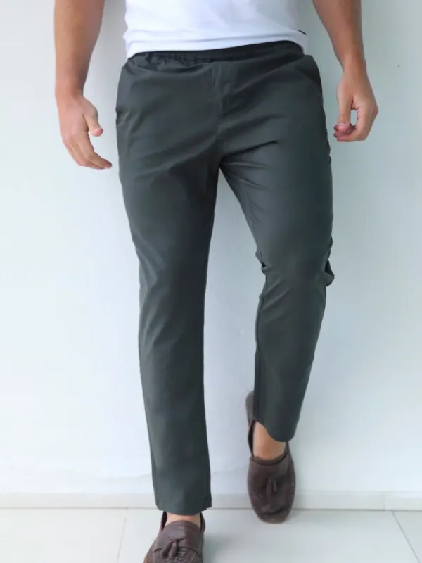 Amalfi Trousers - Khaki Green sold by Blakely
