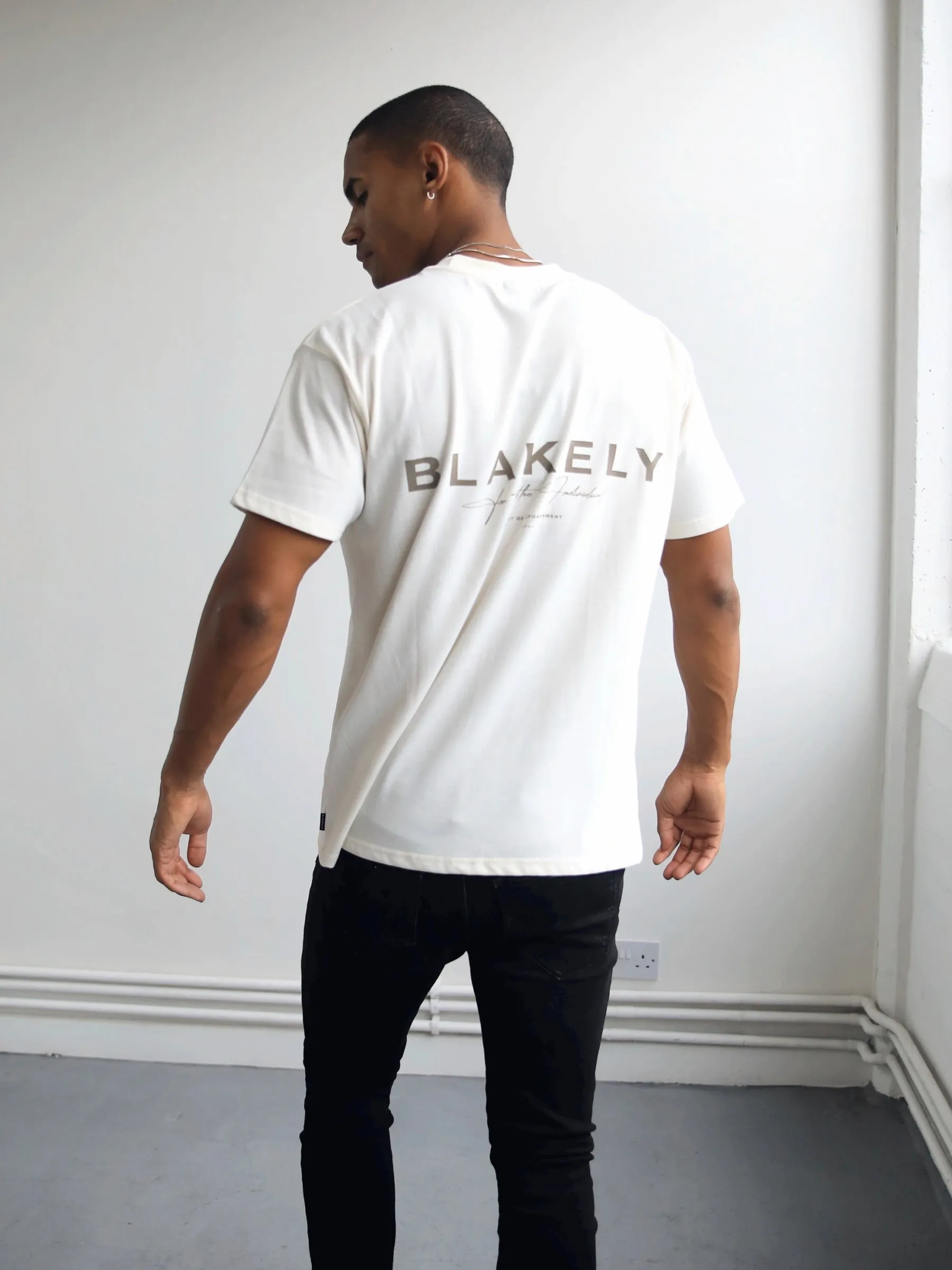 Signature Relaxed T-Shirt - Off White sold by Blakely product image thumbnail 4