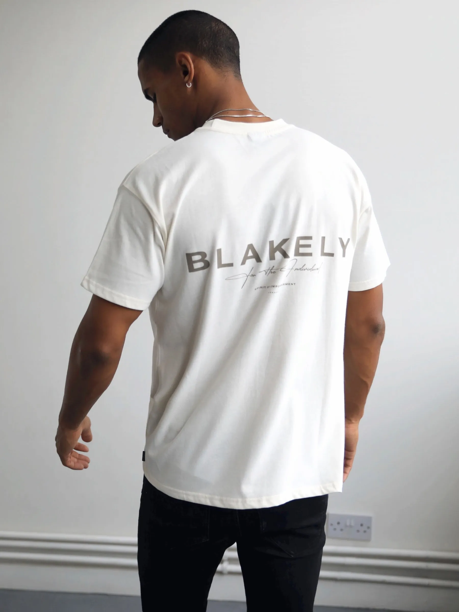 Signature Relaxed T-Shirt - Off White sold by Blakely