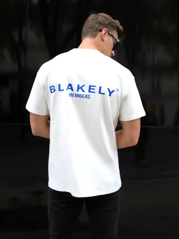 Members Relaxed T-Shirt - White sold by Blakely