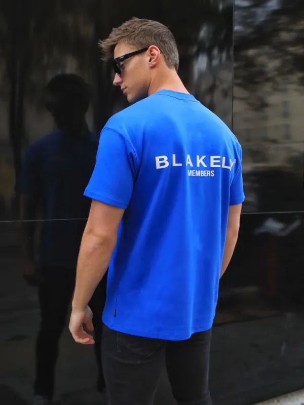 Members Relaxed T-Shirt - Cobalt Blue sold by Blakely