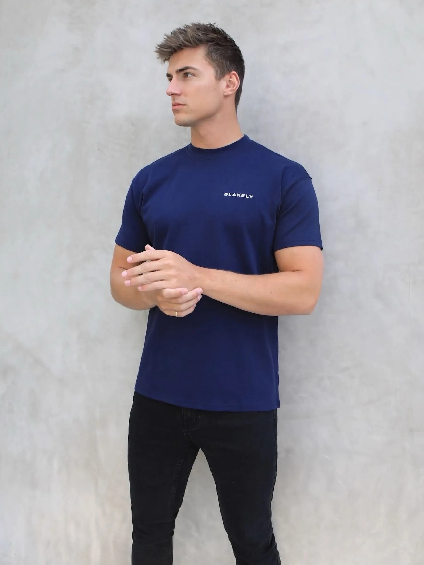 Series Relaxed T-Shirt - Navy sold by Blakely product image thumbnail 3