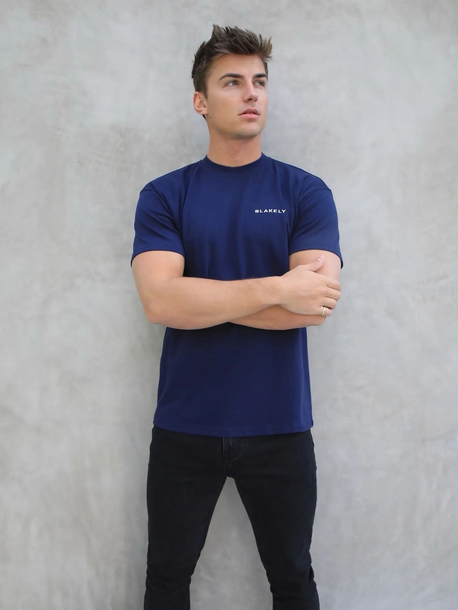 Series Relaxed T-Shirt - Navy sold by Blakely product image thumbnail 4