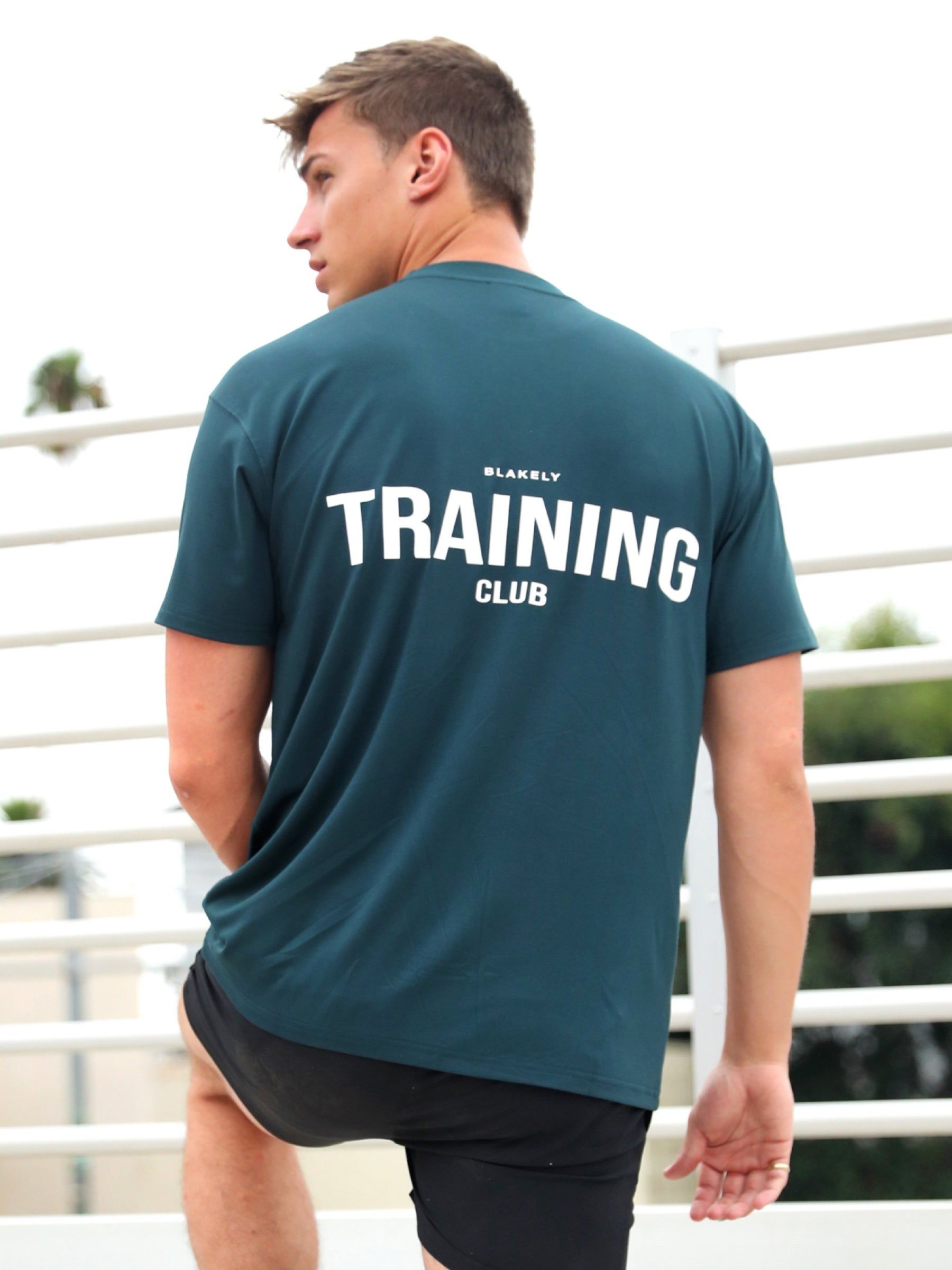 Relaxed Training T-Shirt - Teal Green sold by Blakely