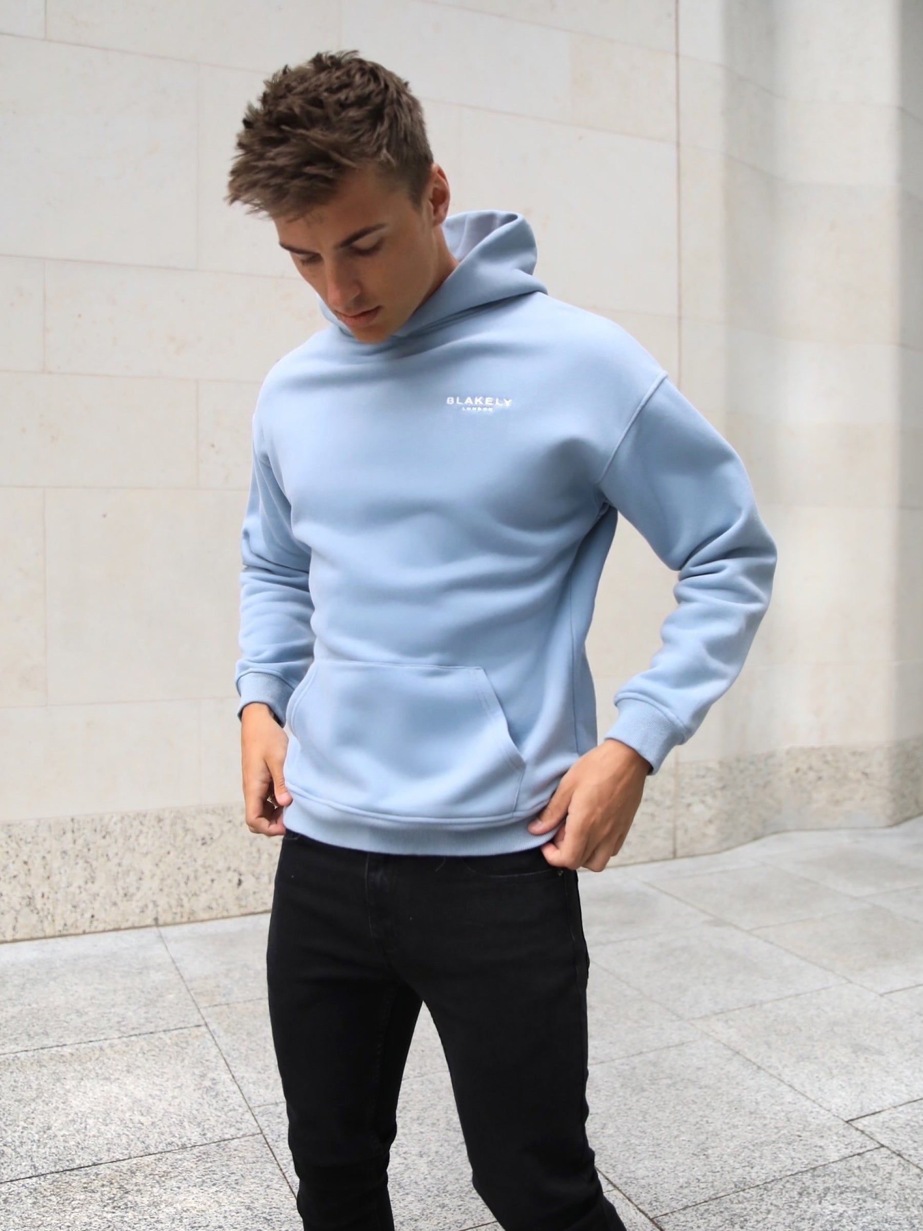 Universal Relaxed Hoodie - Ice Blue sold by Blakely product image thumbnail 4