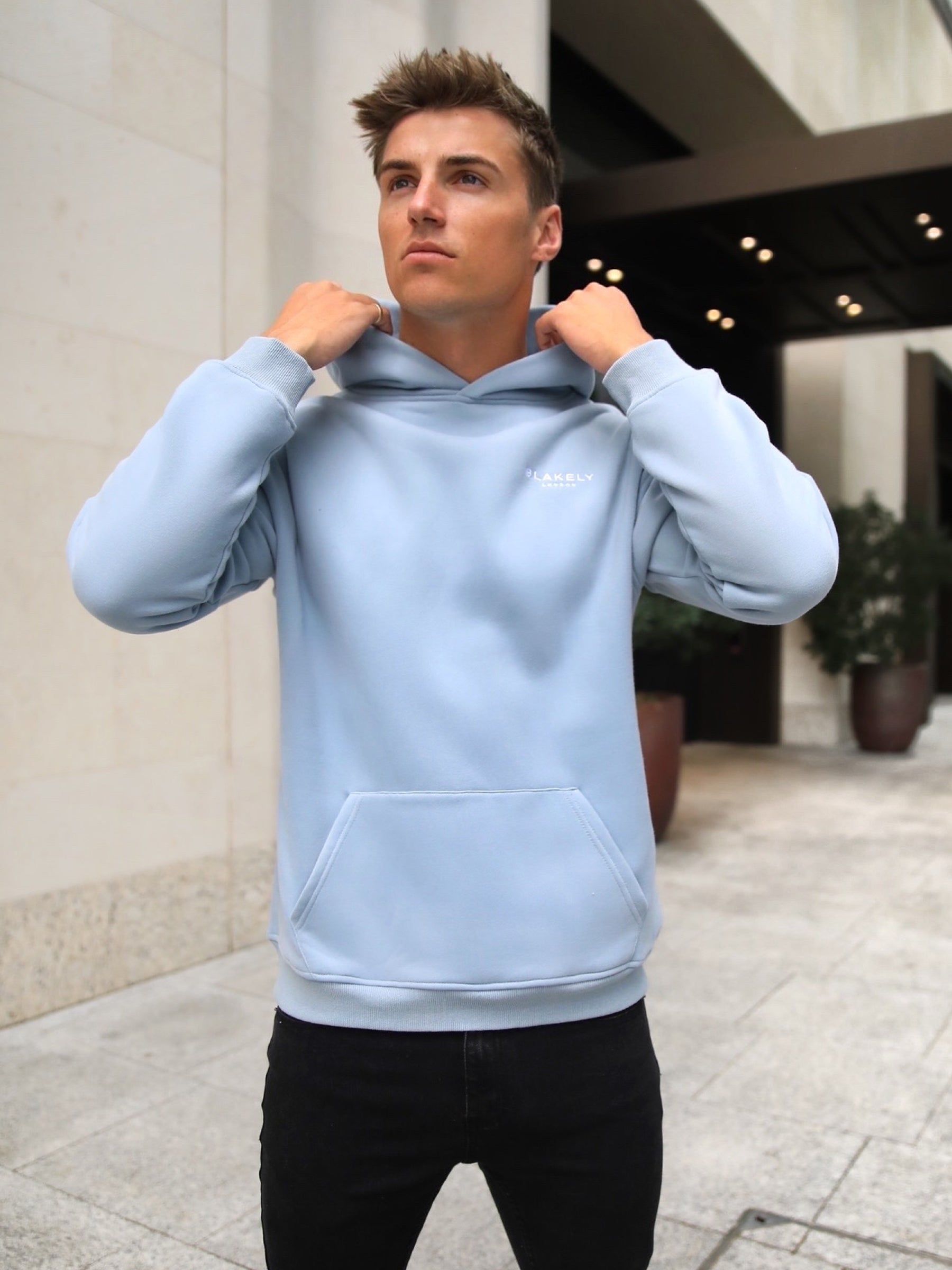 Universal Relaxed Hoodie - Ice Blue sold by Blakely product image thumbnail 3