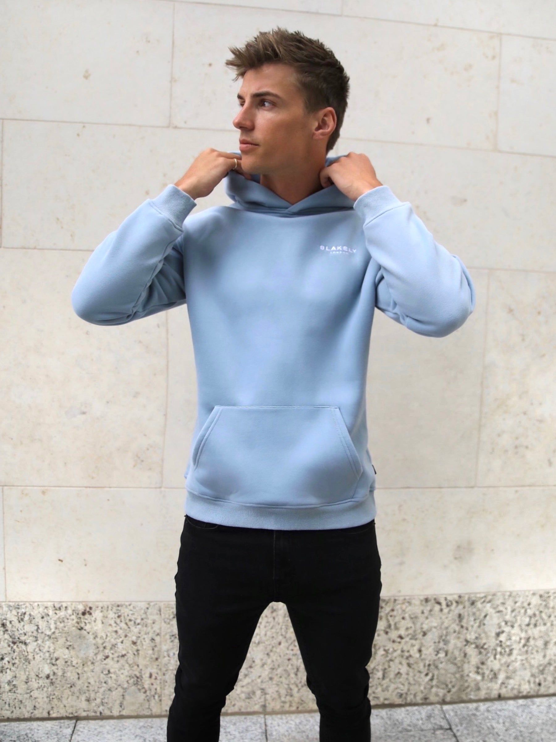 Universal Relaxed Hoodie - Ice Blue sold by Blakely product image thumbnail 2