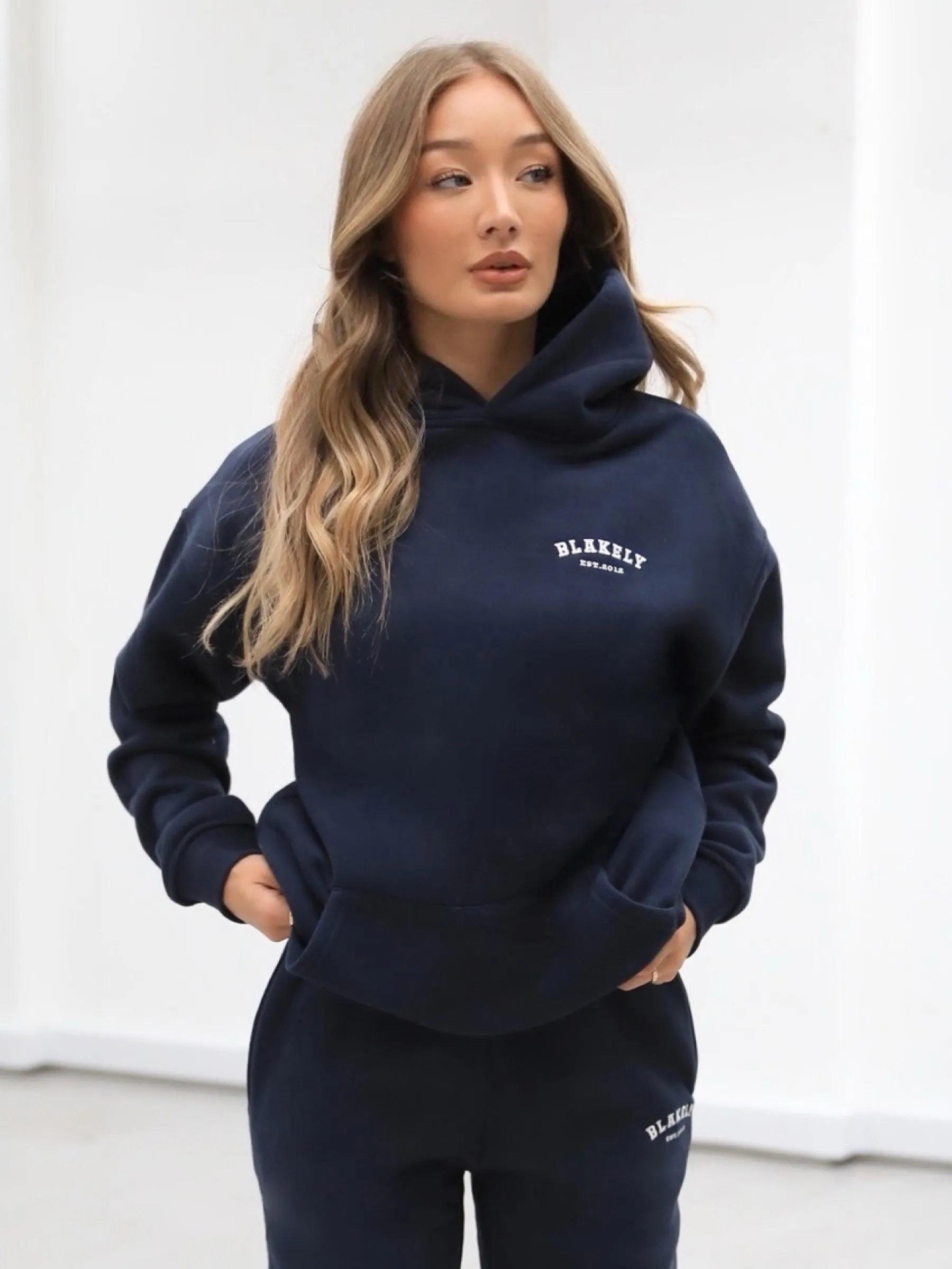 Heritage Oversized Hoodie - Dark Navy sold by Blakely