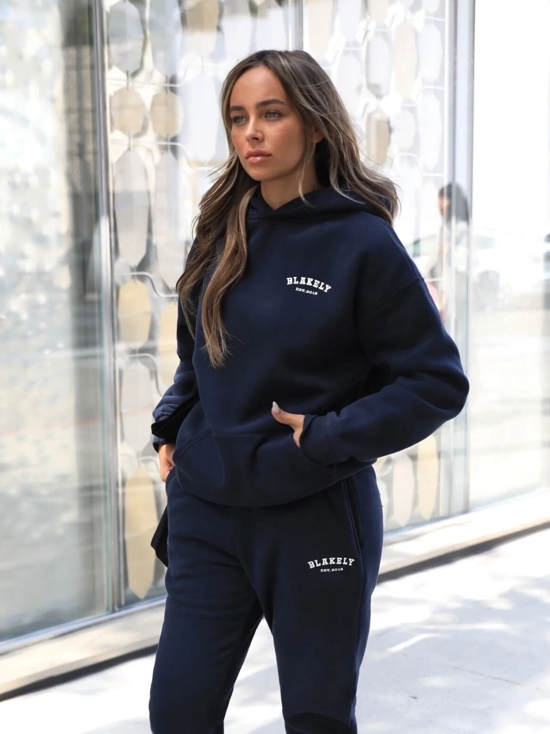 Heritage Oversized Hoodie - Dark Navy sold by Blakely product image thumbnail 5