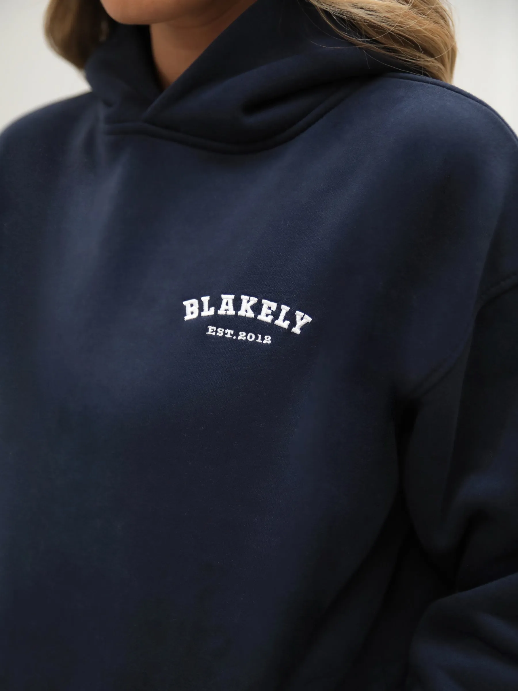 Heritage Oversized Hoodie - Dark Navy sold by Blakely product image thumbnail 3