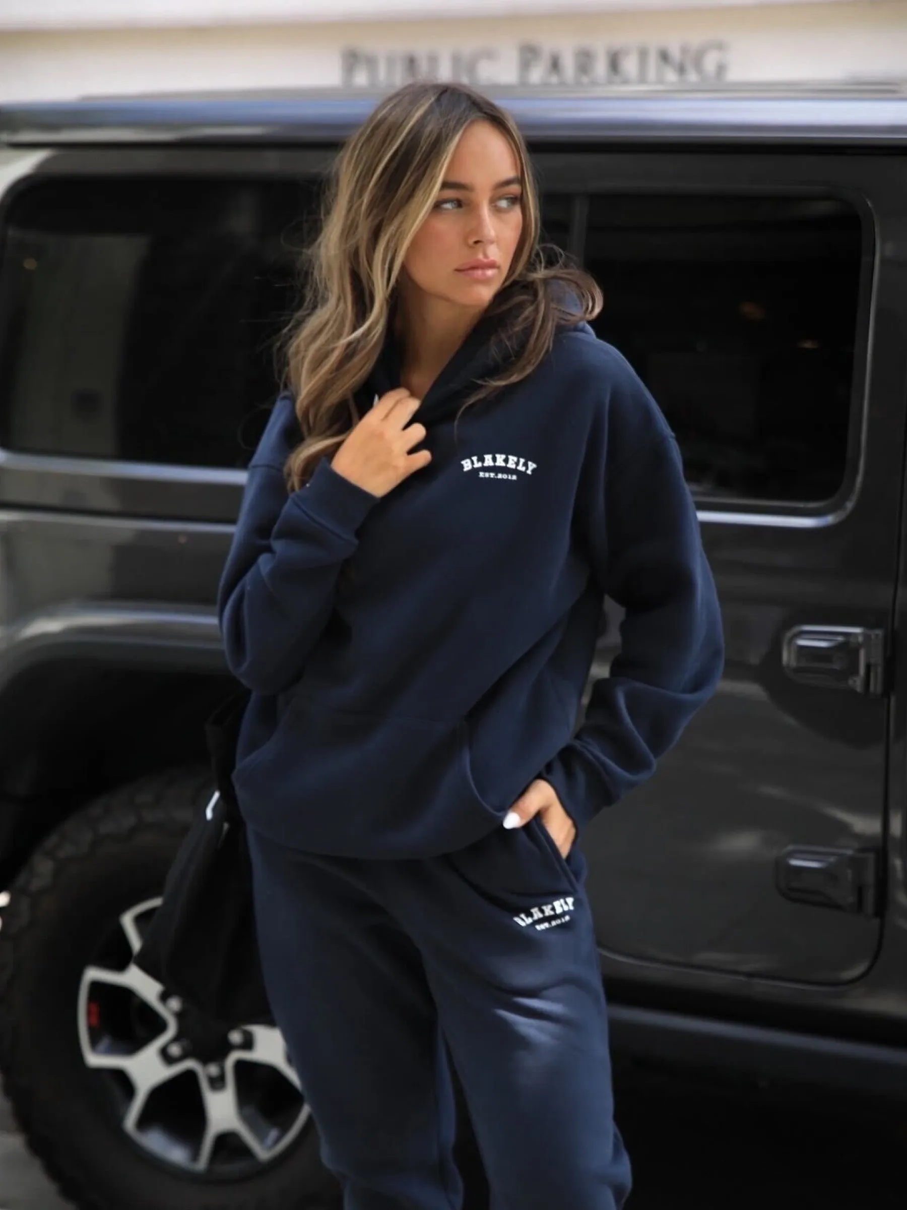 Heritage Oversized Hoodie - Dark Navy sold by Blakely product image thumbnail 2