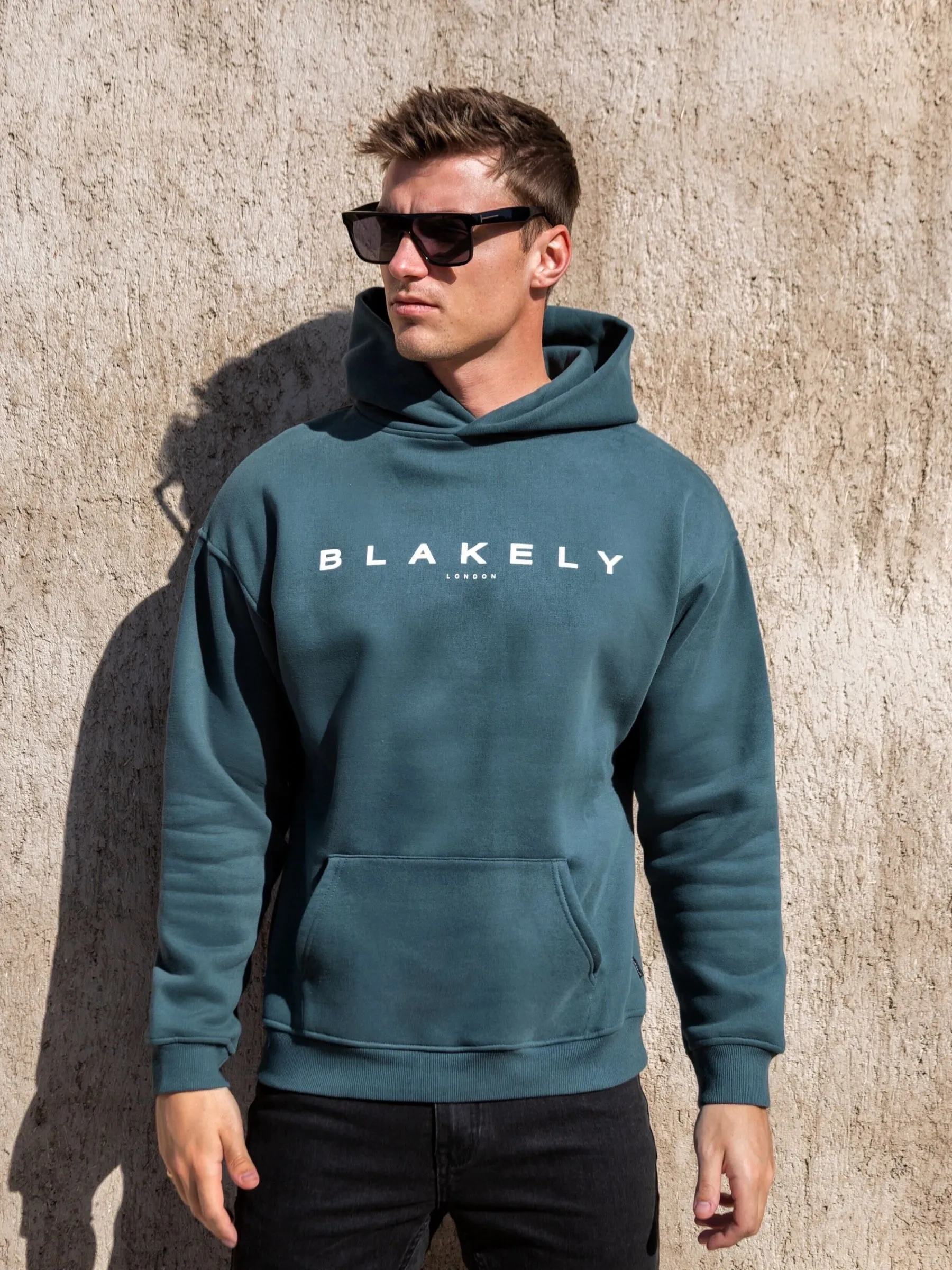 Evolved II Relaxed Hoodie - Teal Green sold by Blakely