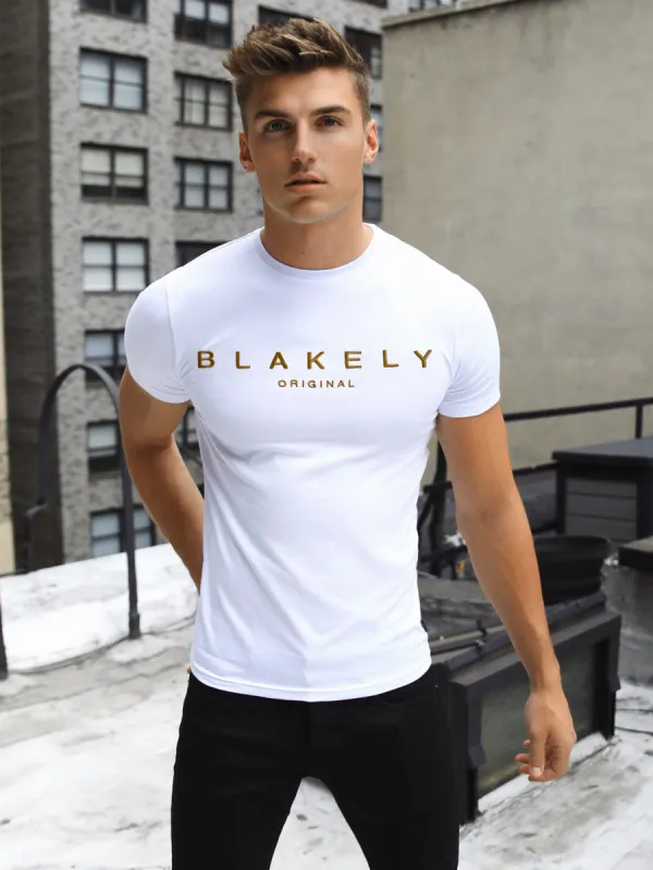 Goldstone T-Shirt - White sold by Blakely