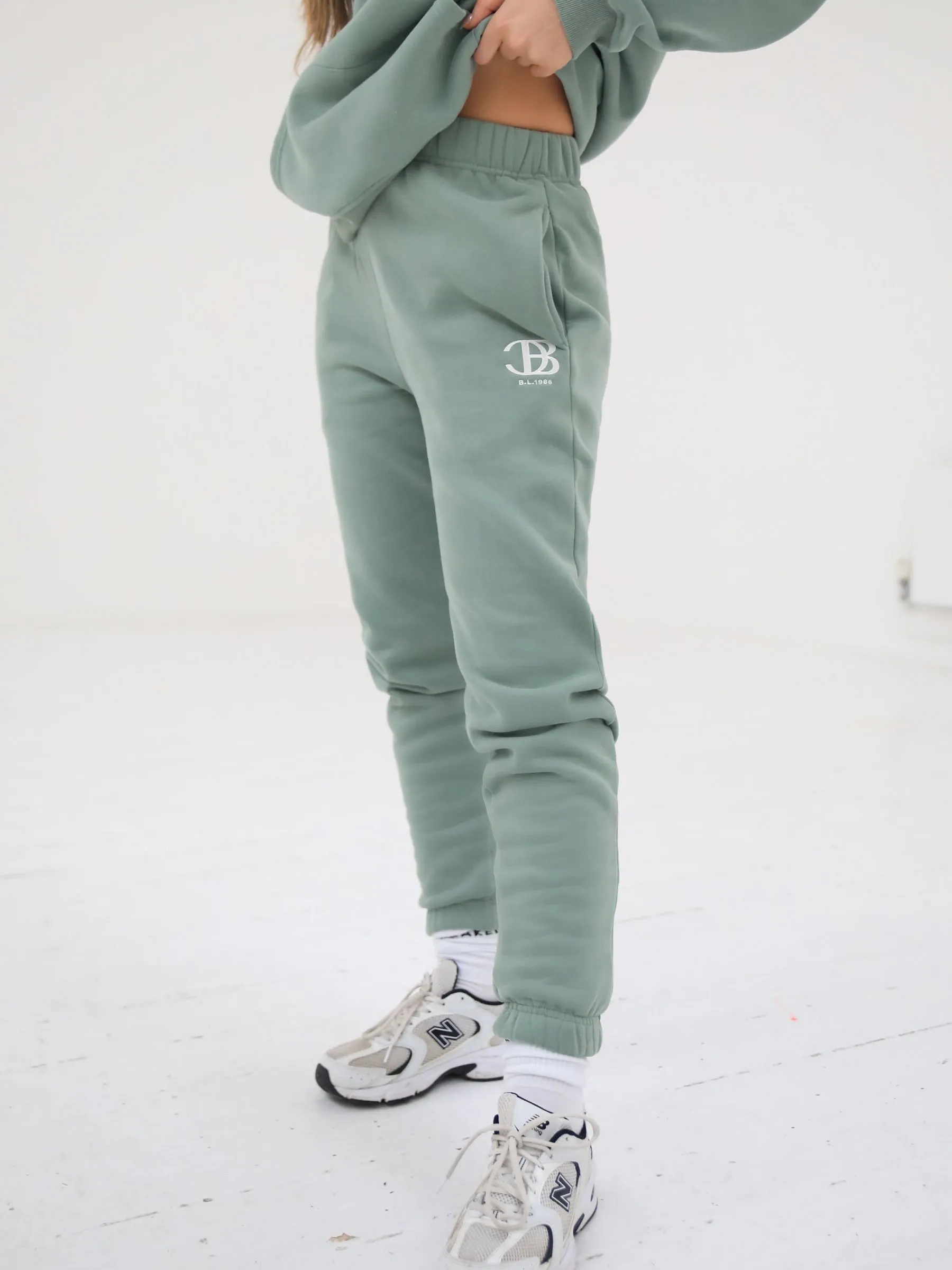 Initial Sweatpants - Sage Green sold by Blakely