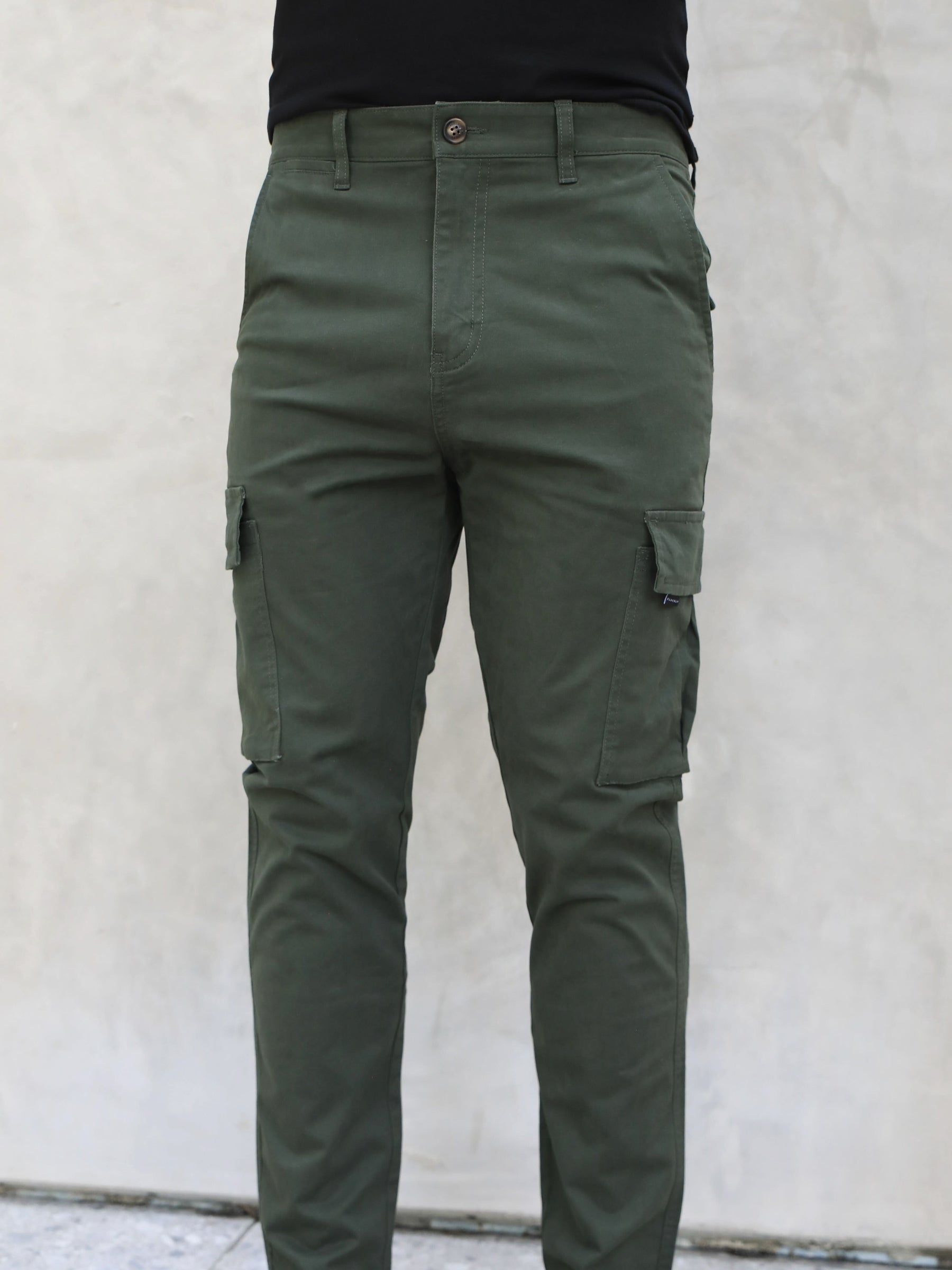 Straight Leg Cargo - Khaki Green sold by Blakely product image thumbnail 5