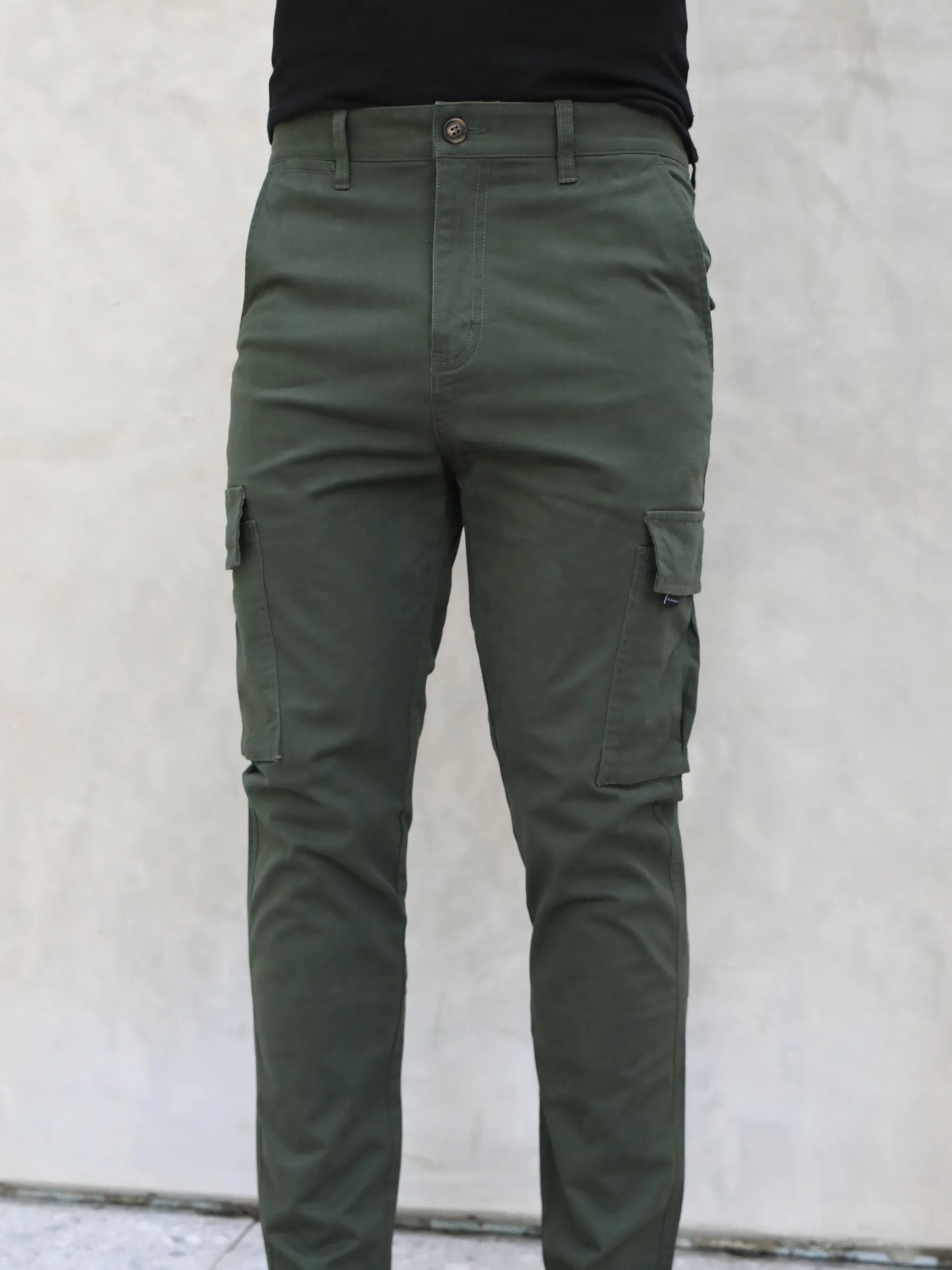 Cargo Trousers - Khaki Green sold by Blakely product image thumbnail 5