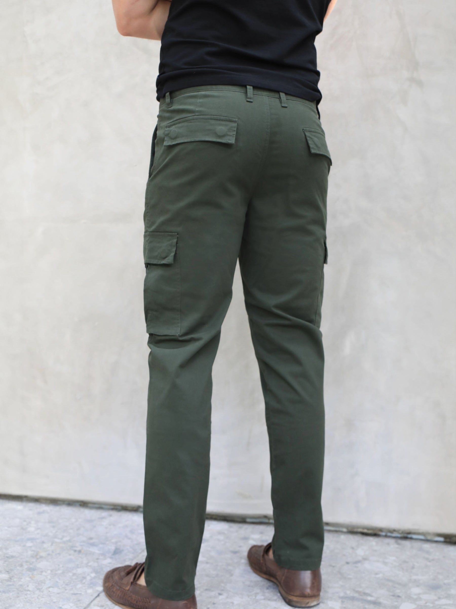 Straight Leg Cargo - Khaki Green sold by Blakely product image thumbnail 3