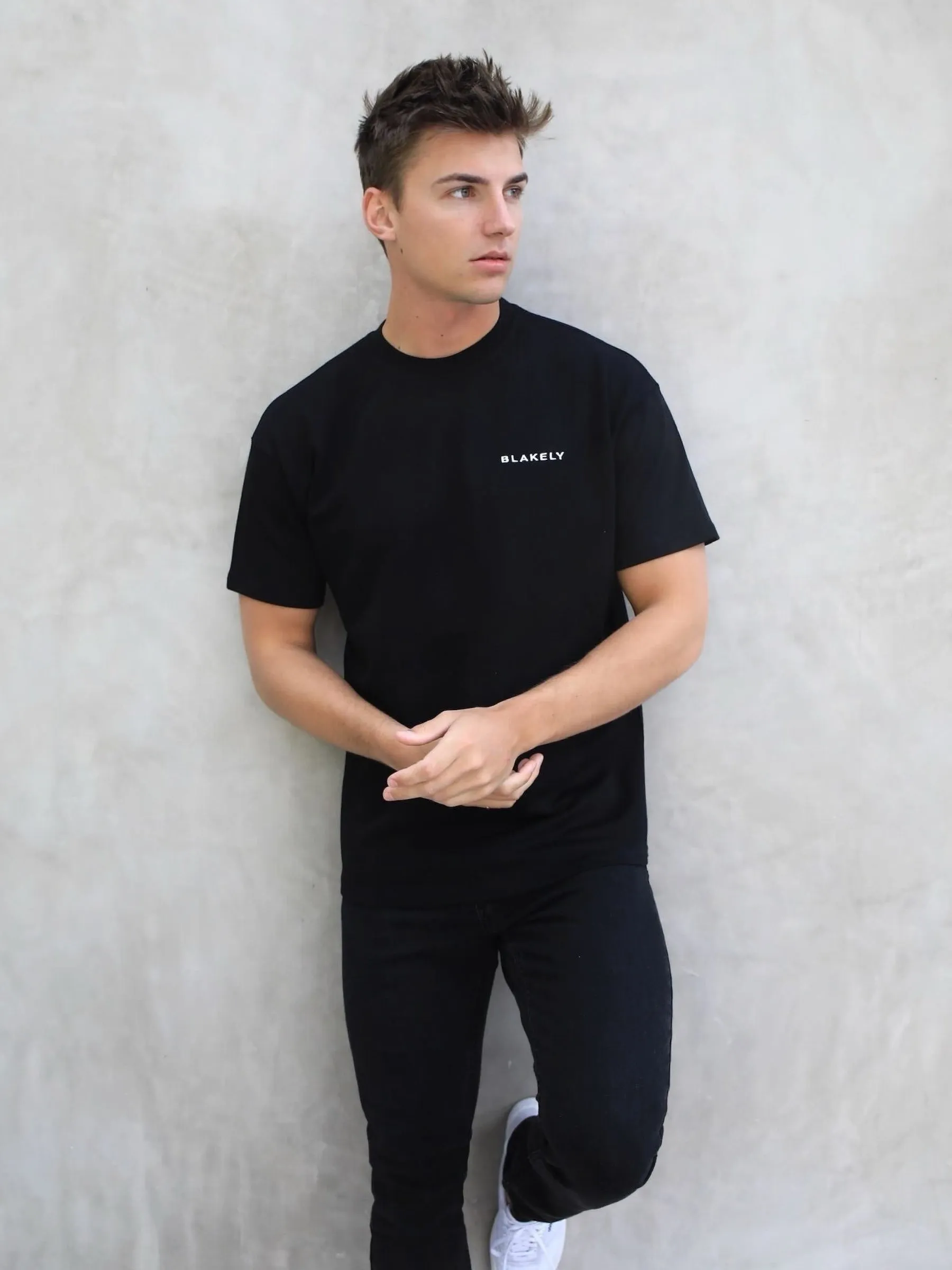 Series Relaxed T-Shirt - Black sold by Blakely product image thumbnail 4