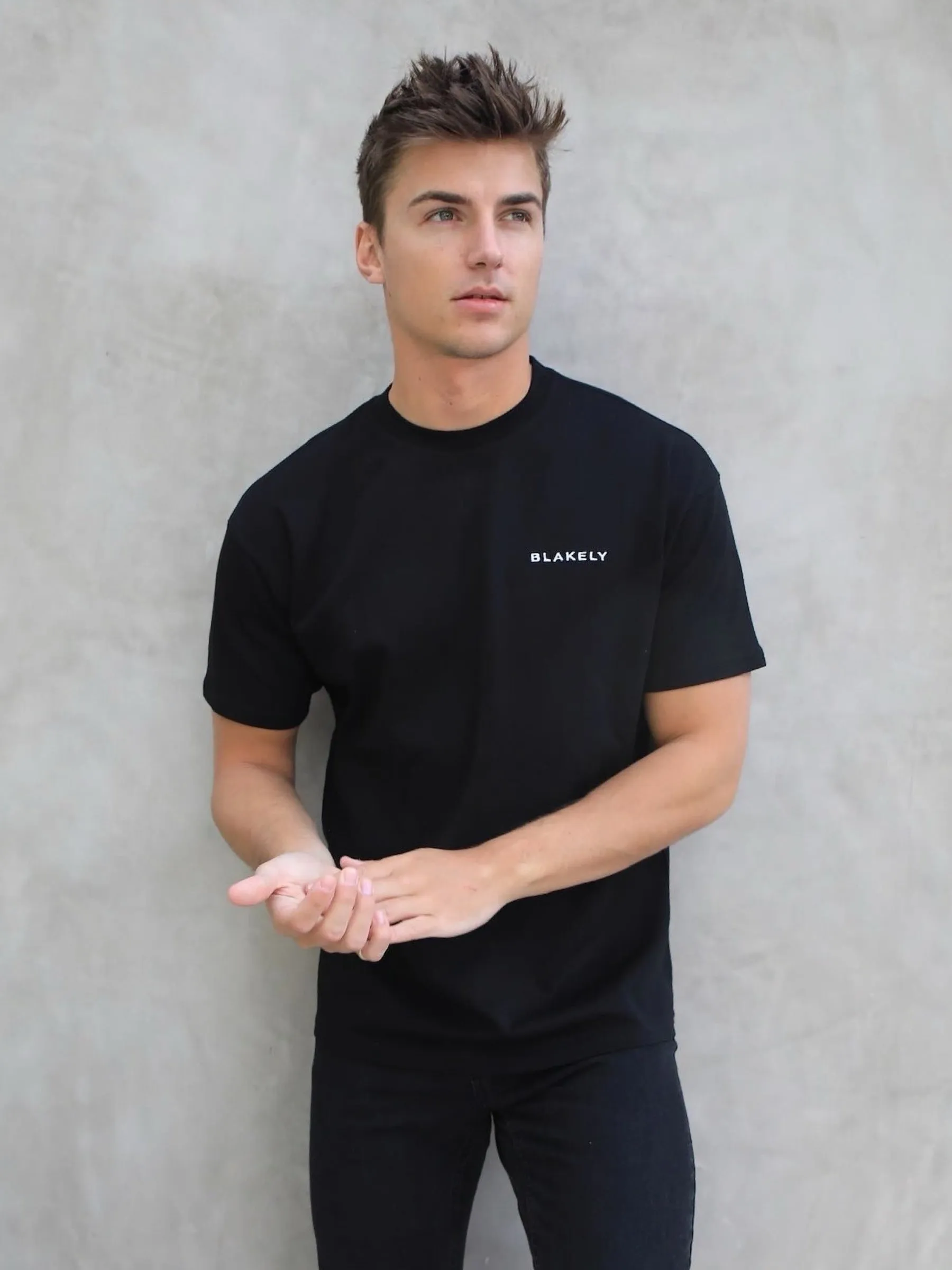Series Relaxed T-Shirt - Black sold by Blakely