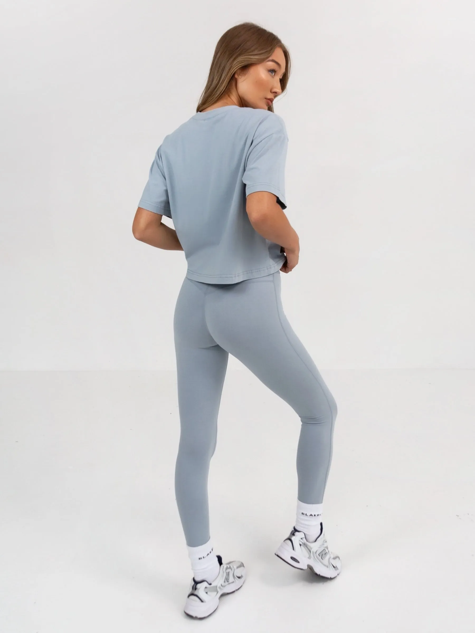 Ultimate Cropped T-Shirt - Ice Blue sold by Blakely product image thumbnail 4