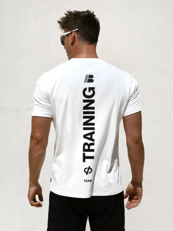 Apex Linear T-Shirt - White sold by Blakely