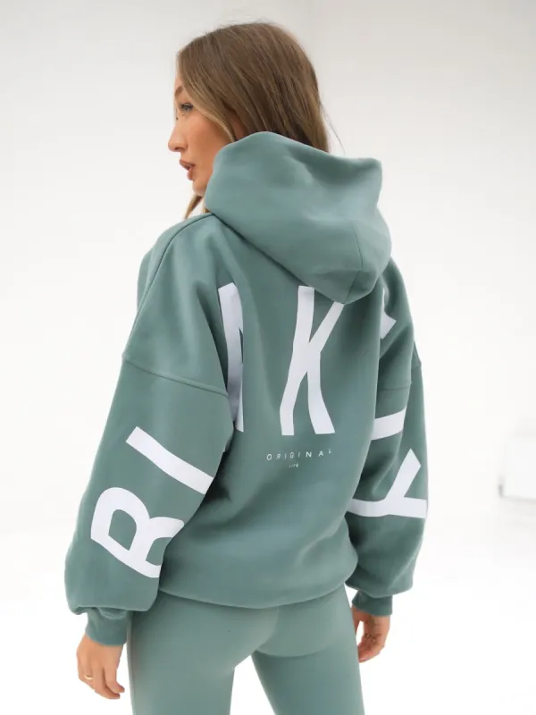 Isabel Oversized Hoodie - Sage Green sold by Blakely