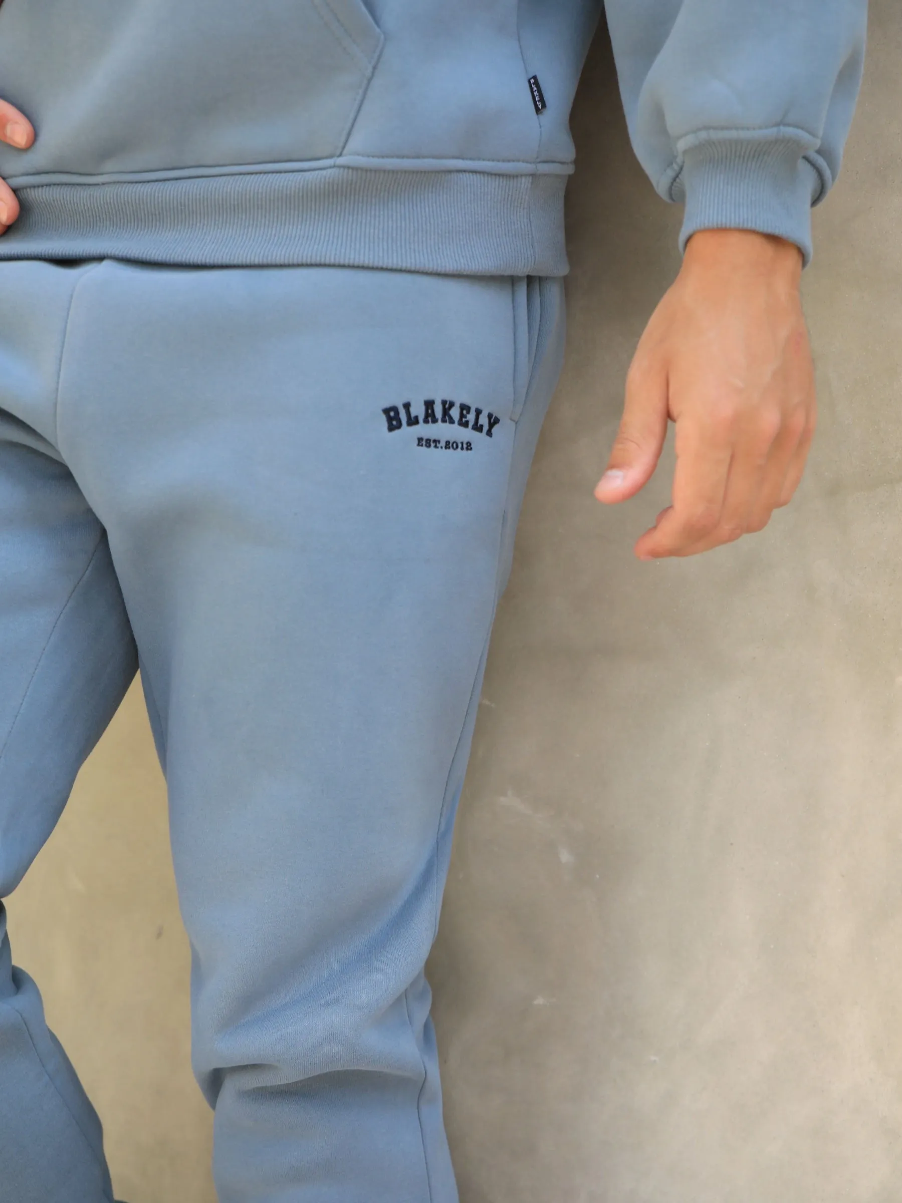 Varsity Relaxed Sweatpants - Blue sold by Blakely product image thumbnail 2