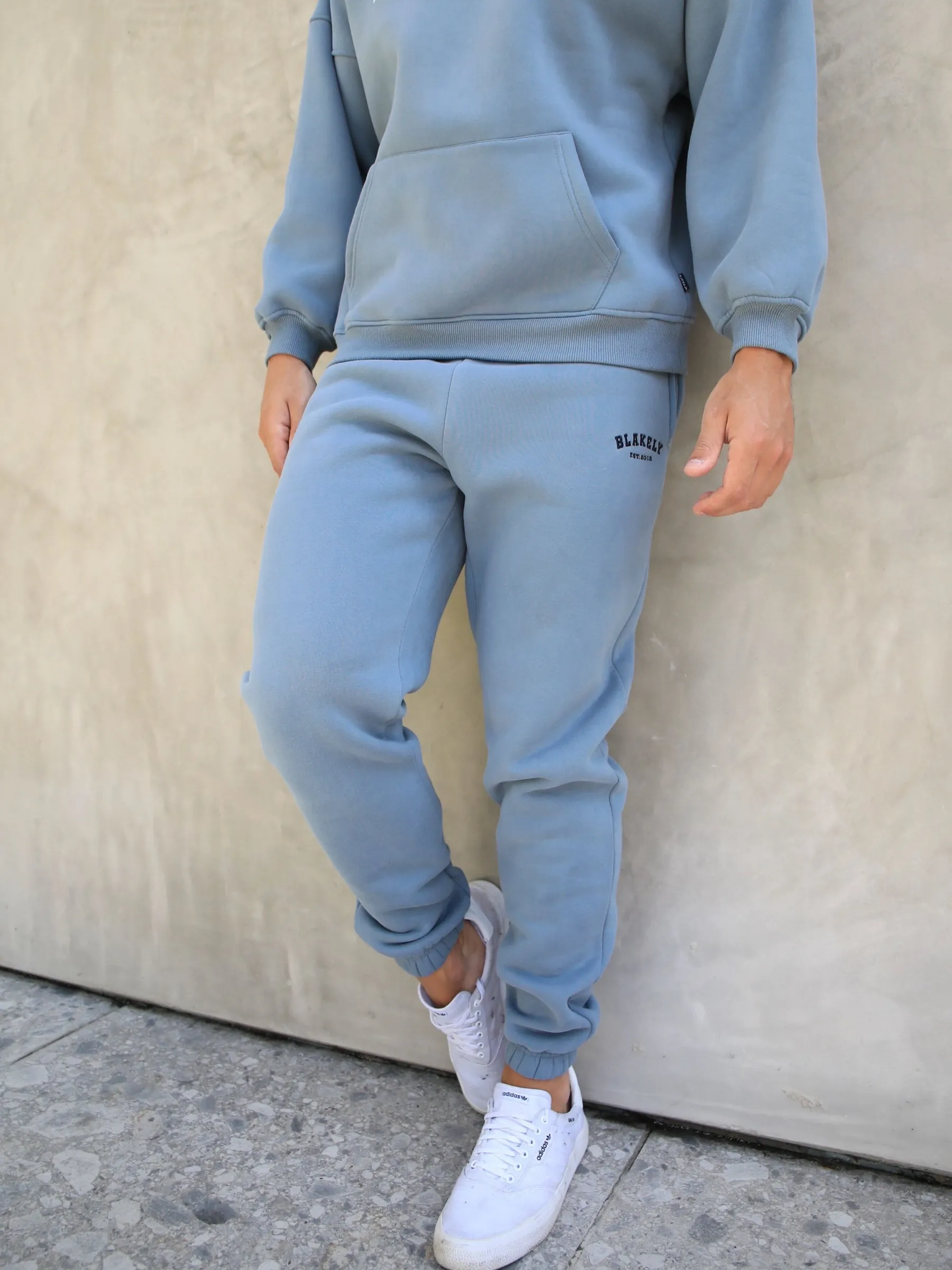 Varsity Relaxed Sweatpants - Blue sold by Blakely product image thumbnail 4