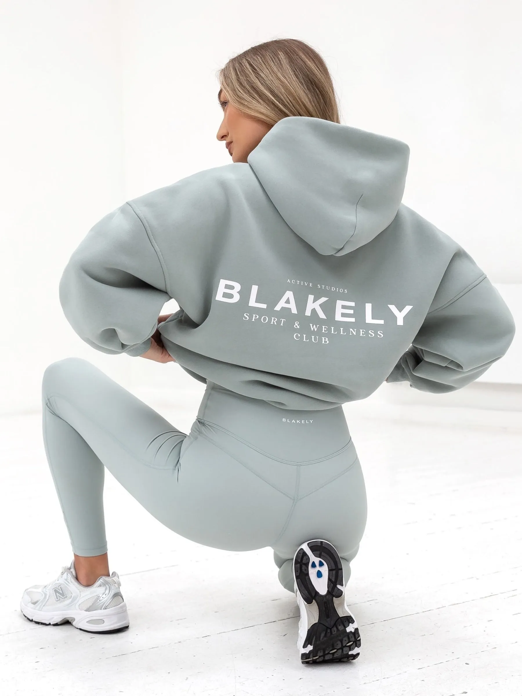 Active Studios Oversized Hoodie - Mineral Blue sold by Blakely