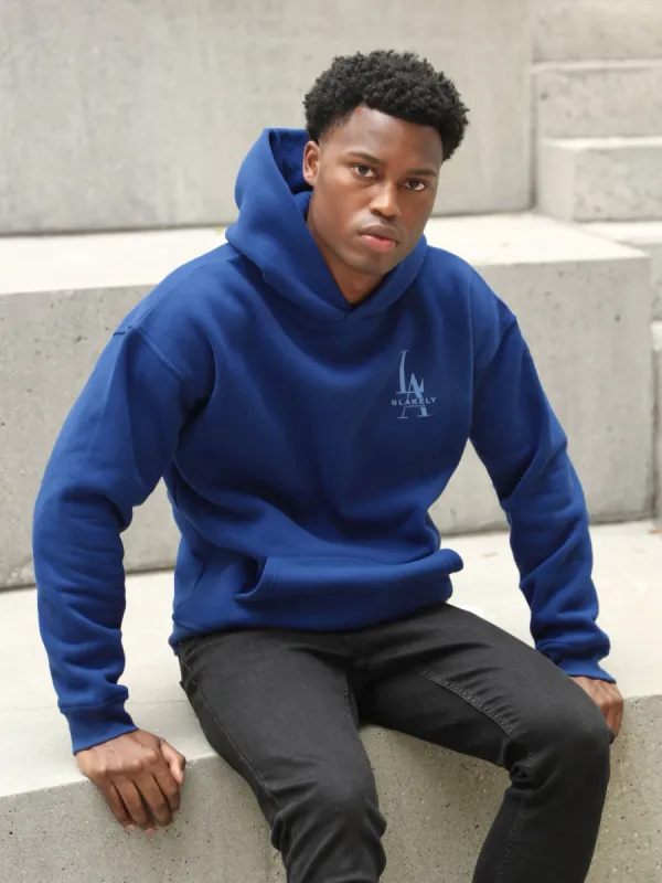 Sports Club Relaxed Hoodie - Vintage Blue sold by Blakely