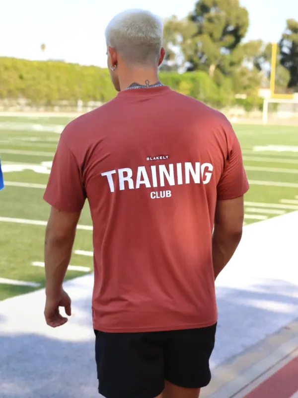 Relaxed Training T-Shirt - Rust Red sold by Blakely