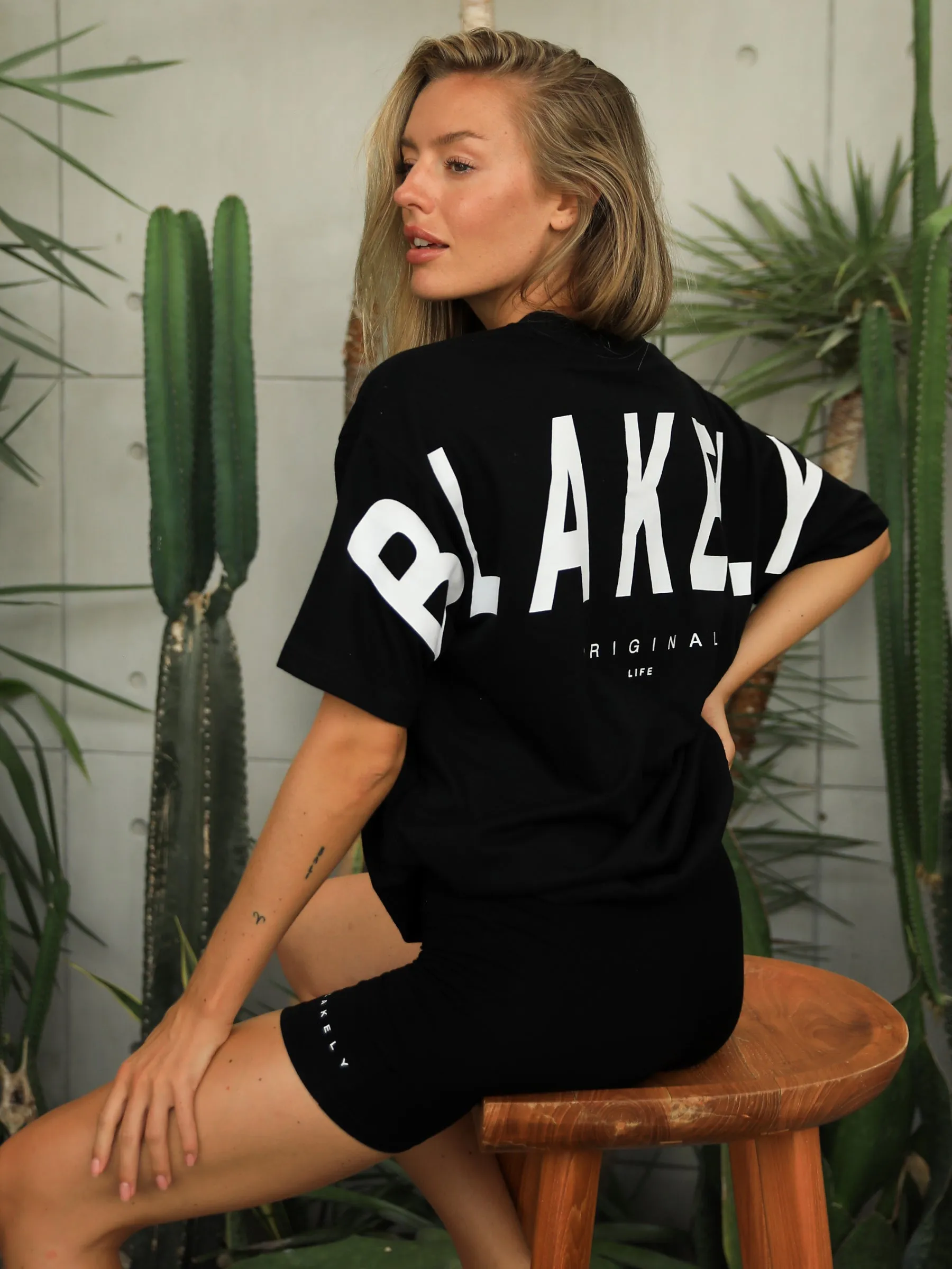 Isabel Oversized T-Shirt - Black sold by Blakely