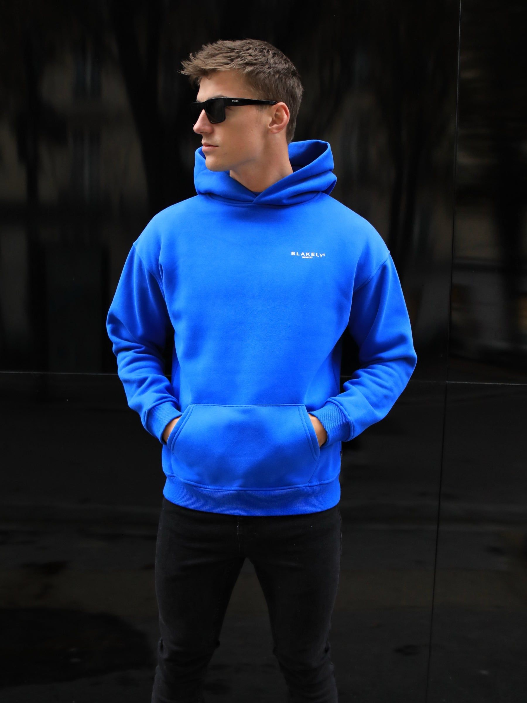 Members Relaxed Hoodie - Cobalt Blue sold by Blakely product image thumbnail 4