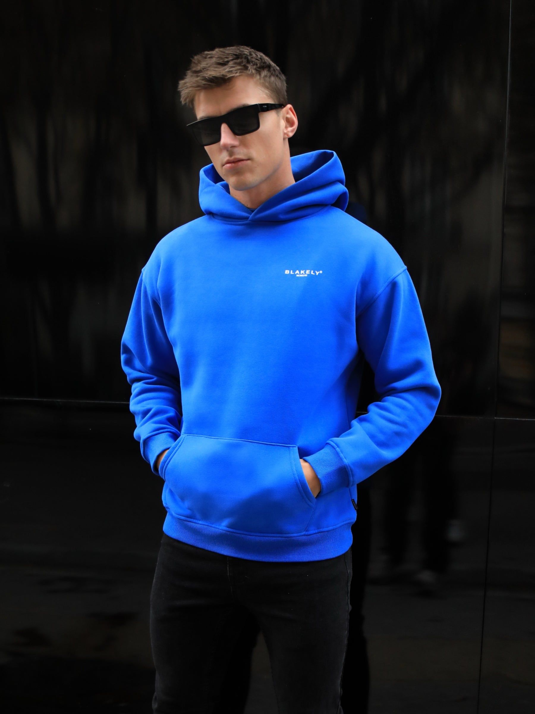 Members Relaxed Hoodie - Cobalt Blue sold by Blakely product image thumbnail 5