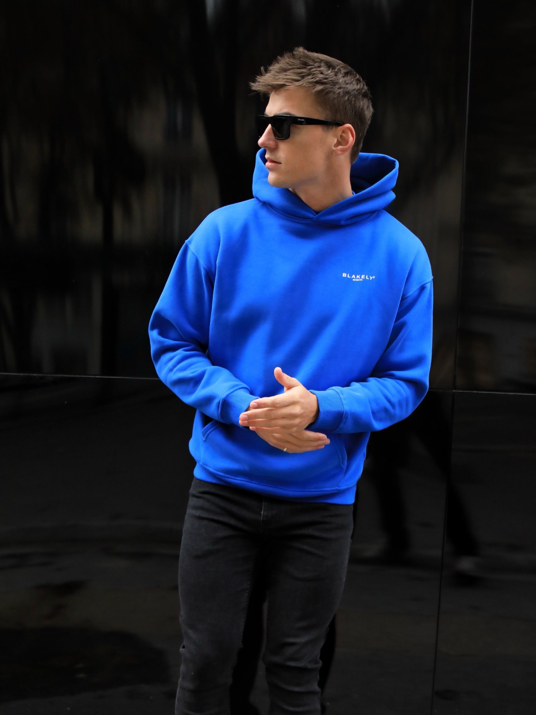 Members Relaxed Hoodie - Cobalt Blue sold by Blakely product image thumbnail 2