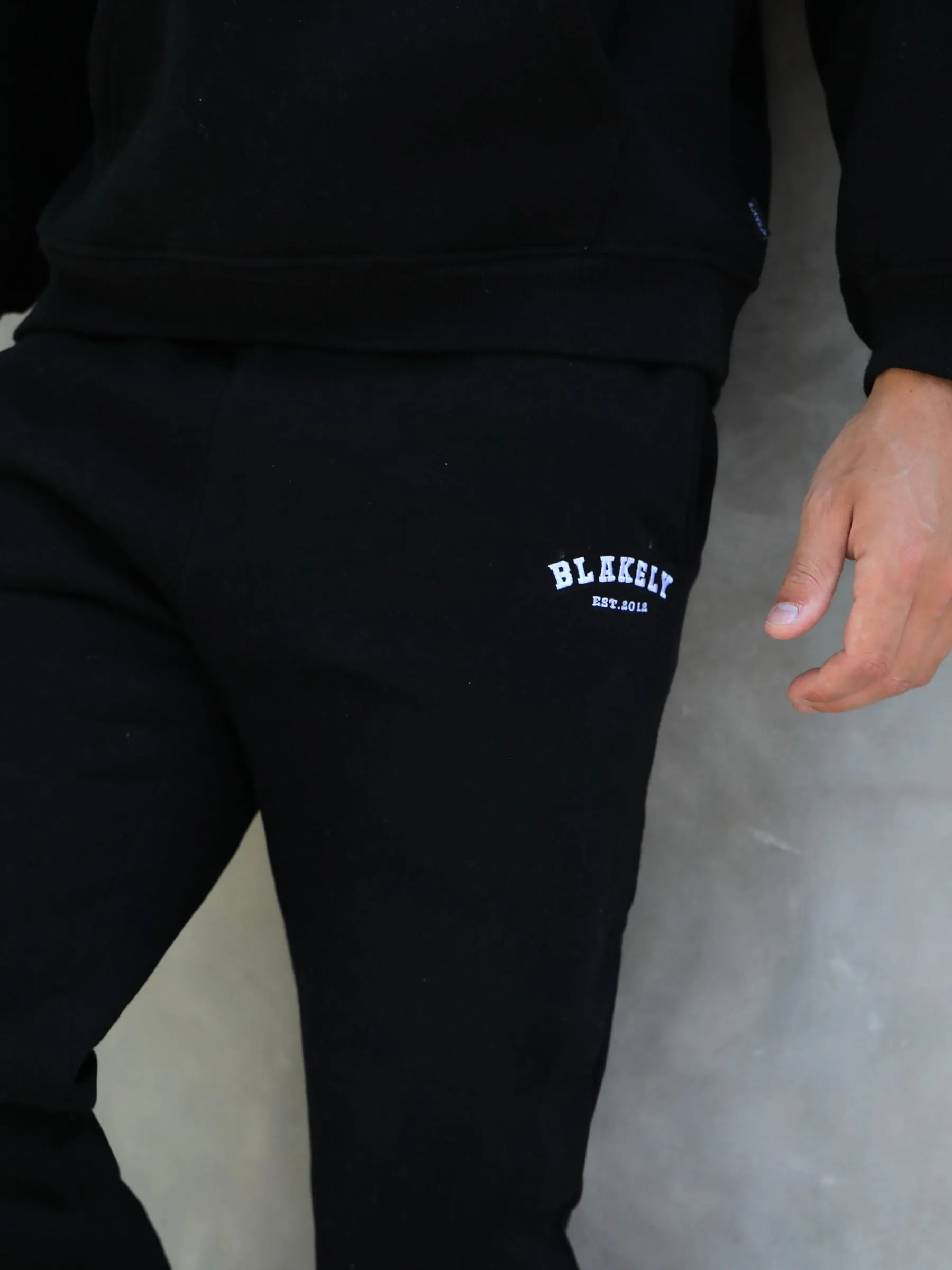 Varsity Relaxed Sweatpants - Black sold by Blakely product image thumbnail 3