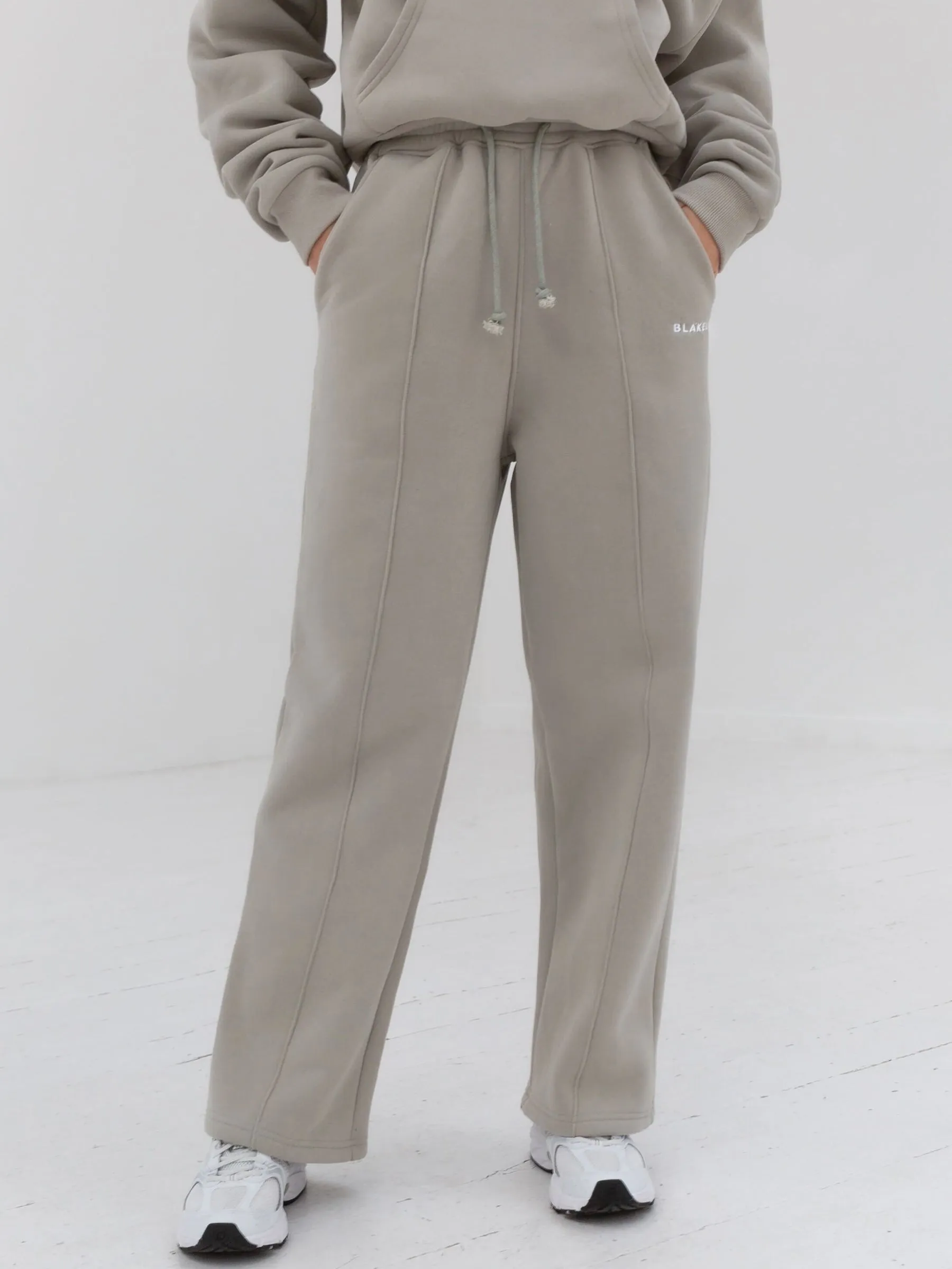 Everyday Wide Leg Sweatpants - Grey sold by Blakely product image thumbnail 3