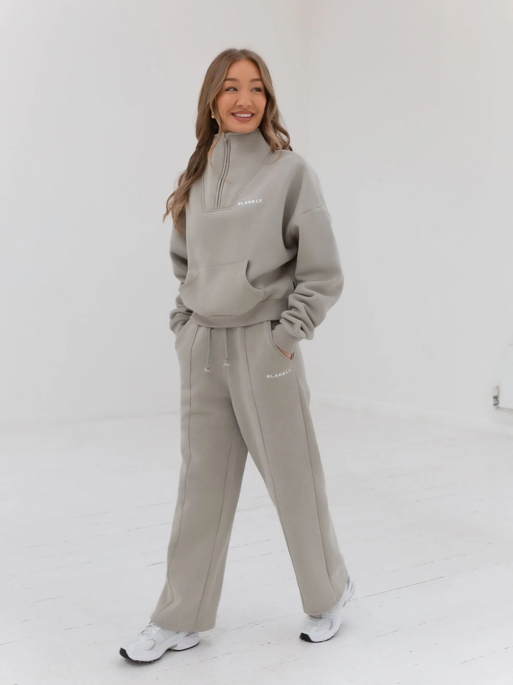 Everyday Wide Leg Sweatpants - Grey sold by Blakely product image thumbnail 2