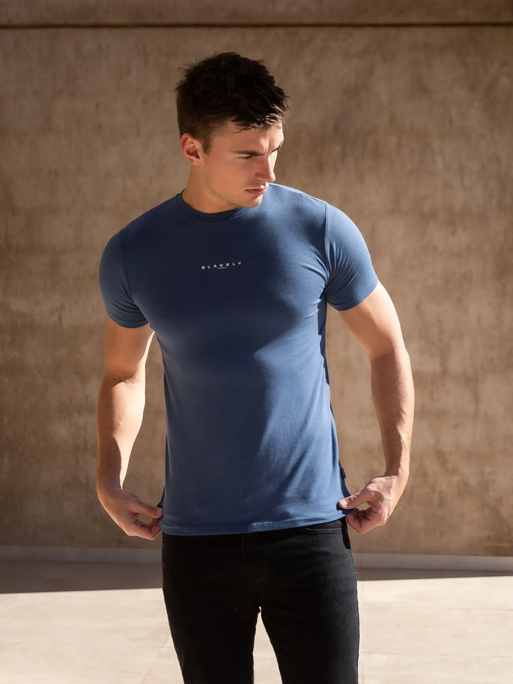 Evolved Lite T-Shirt - Blue sold by Blakely product image thumbnail 4