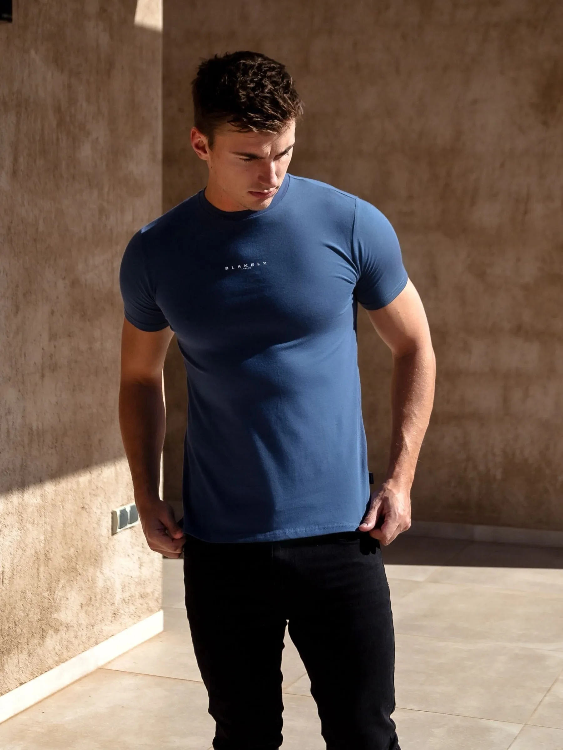 Evolved Lite T-Shirt - Blue sold by Blakely product image thumbnail 5