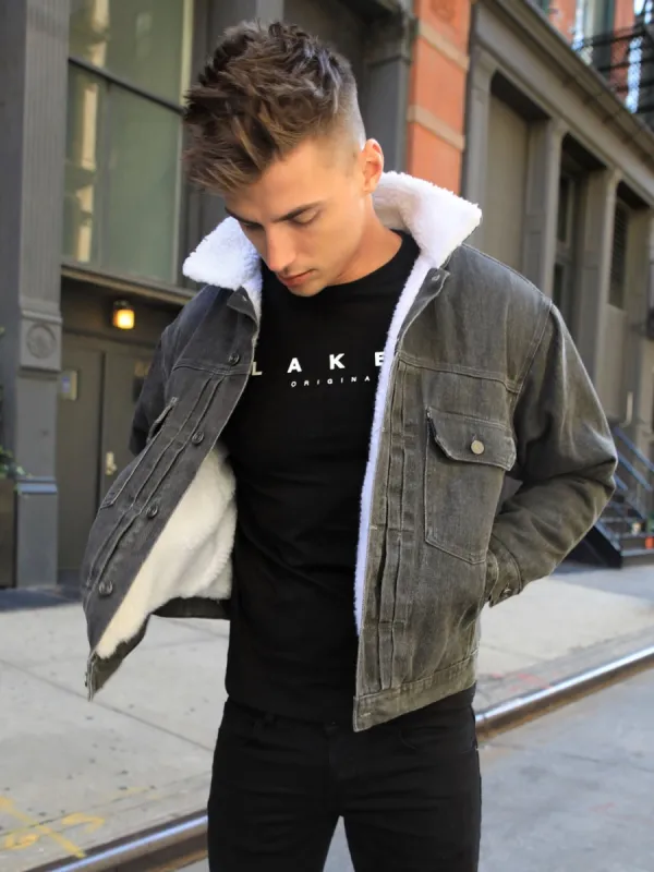Raleigh Denim Jacket - Grey sold by Blakely
