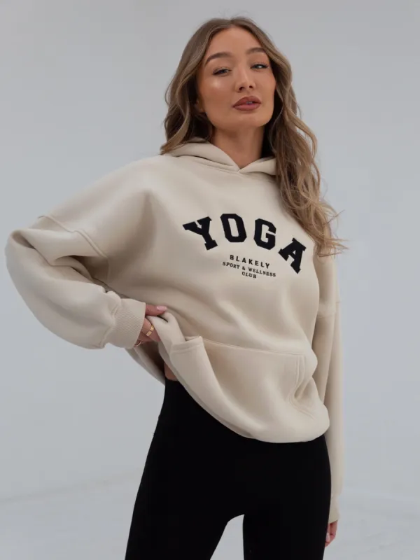 Yoga Oversized Hoodie - Bone sold by Blakely