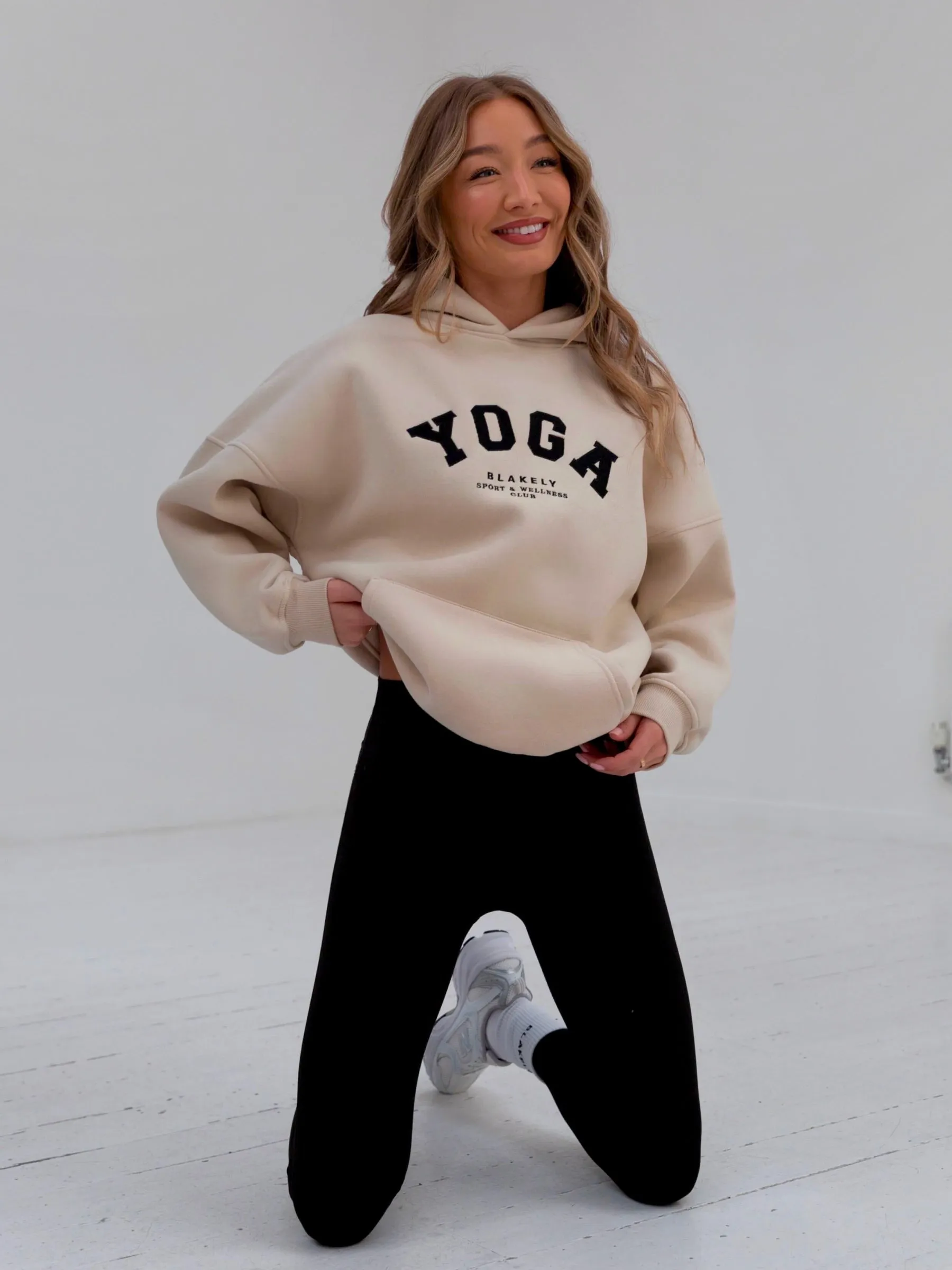Yoga Oversized Hoodie - Bone sold by Blakely product image thumbnail 4