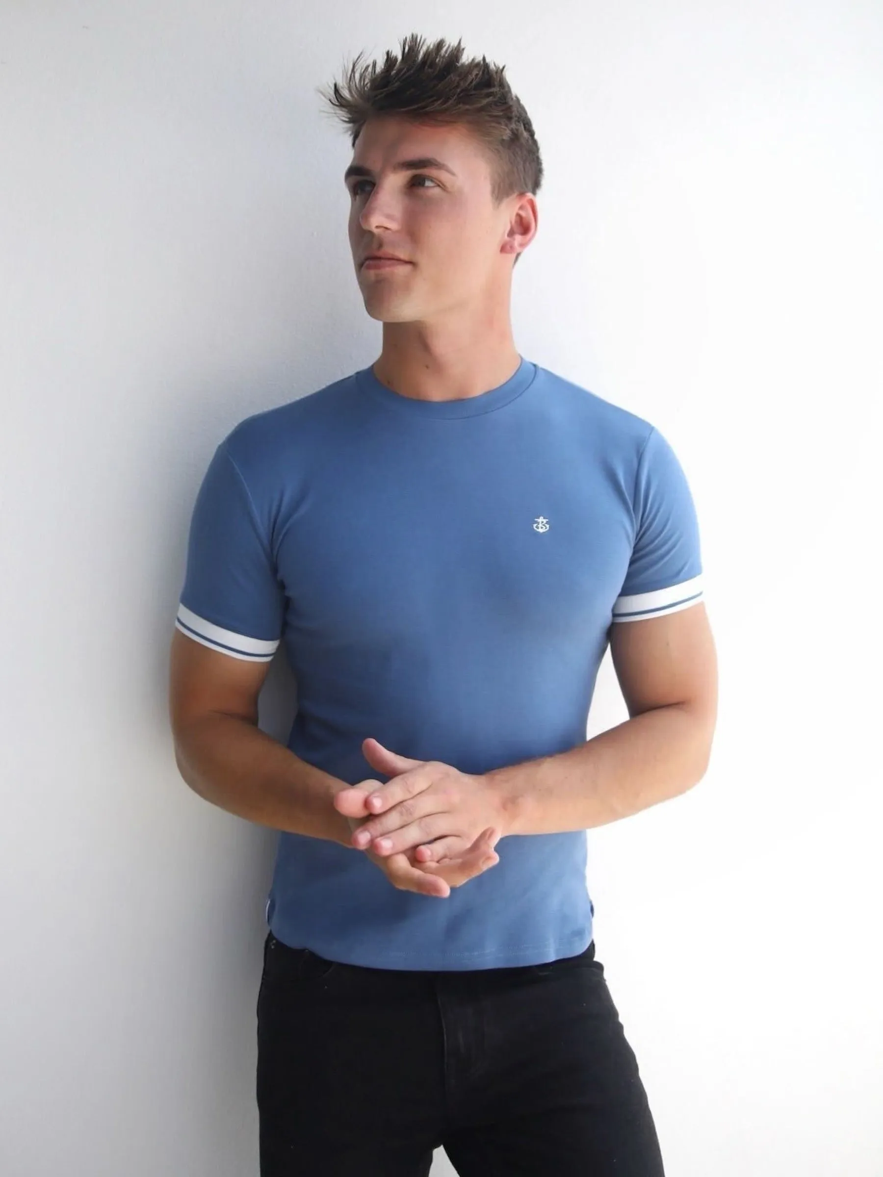 Paolo T-Shirt - Blue sold by Blakely