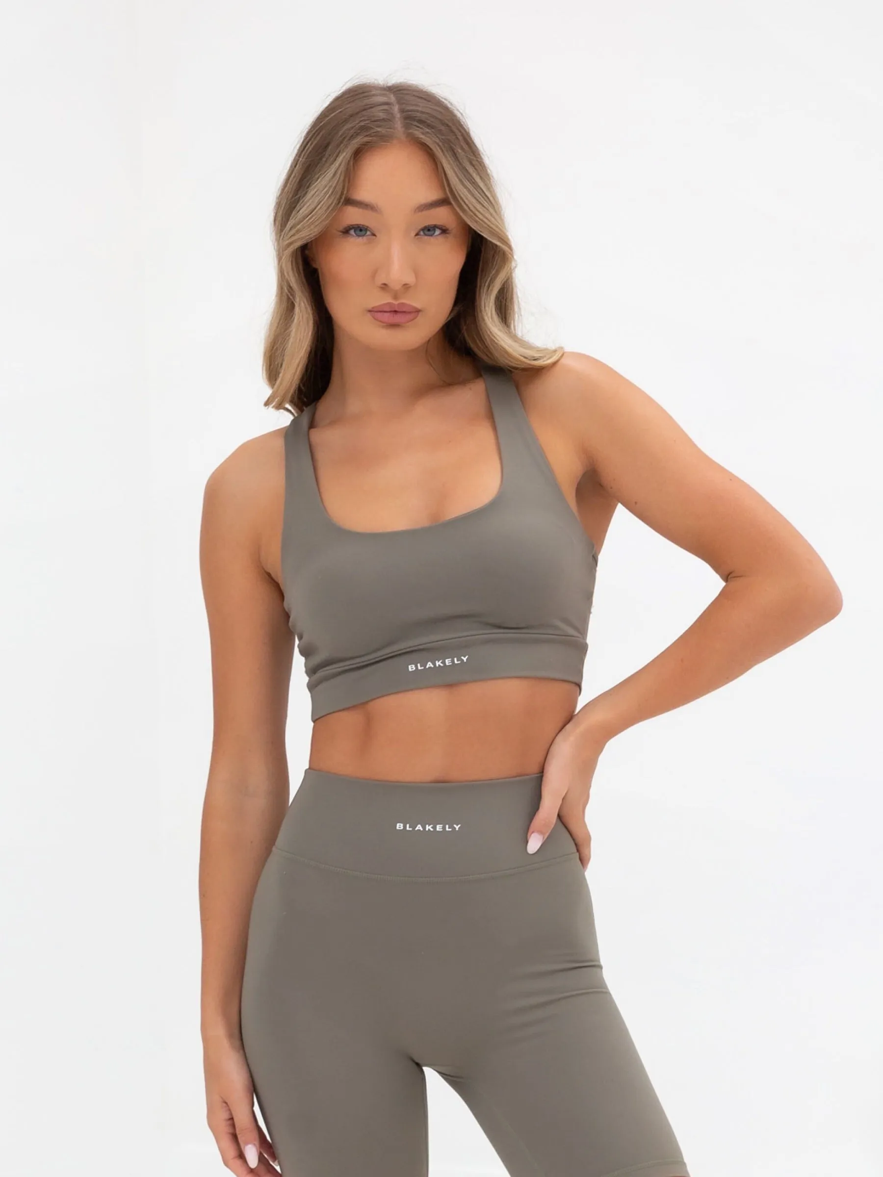 Ultimate Active Bra - Safari Green sold by Blakely