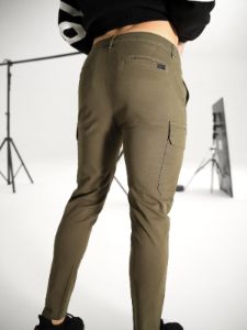 Cargo Trousers - Dark Khaki sold by Blakely