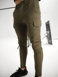Cargo Trousers - Dark Khaki sold by Blakely