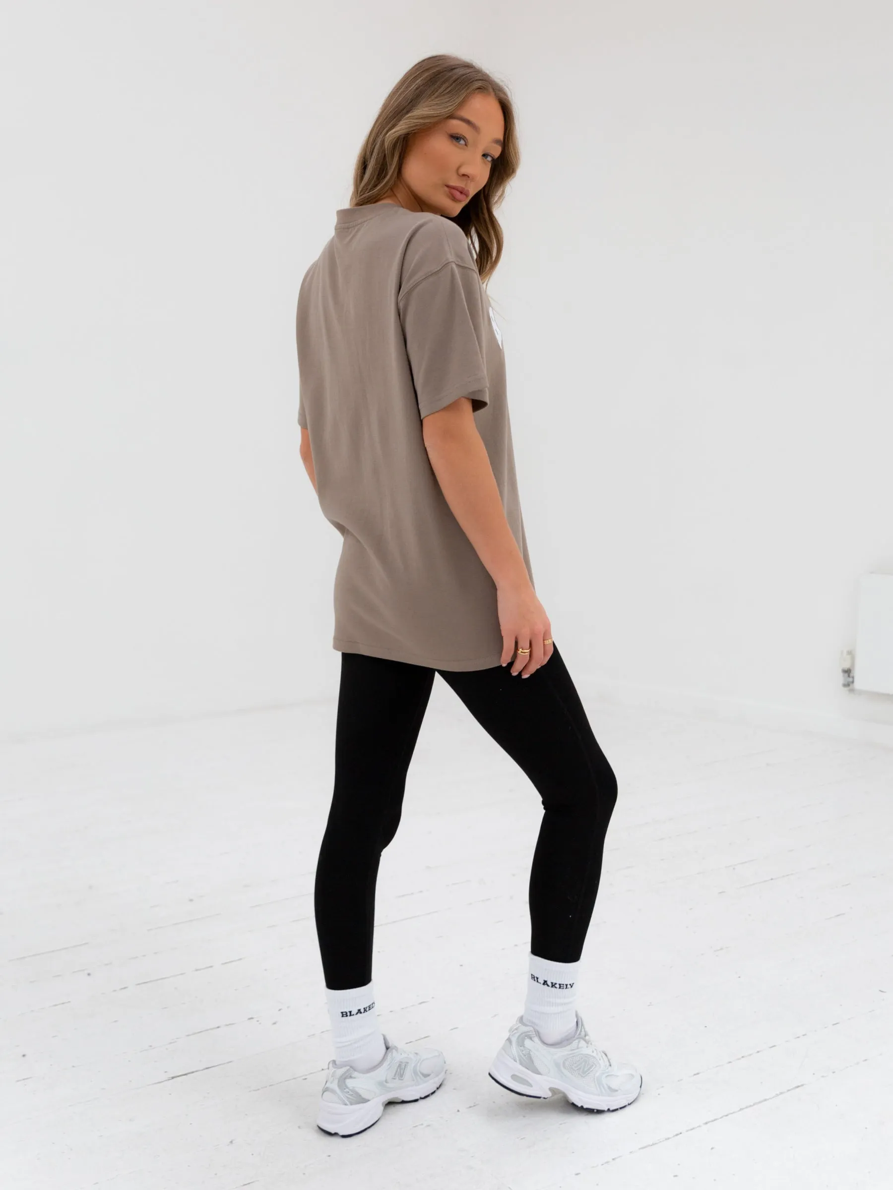 Varsity Oversized T-Shirt - Light Beige sold by Blakely product image thumbnail 5
