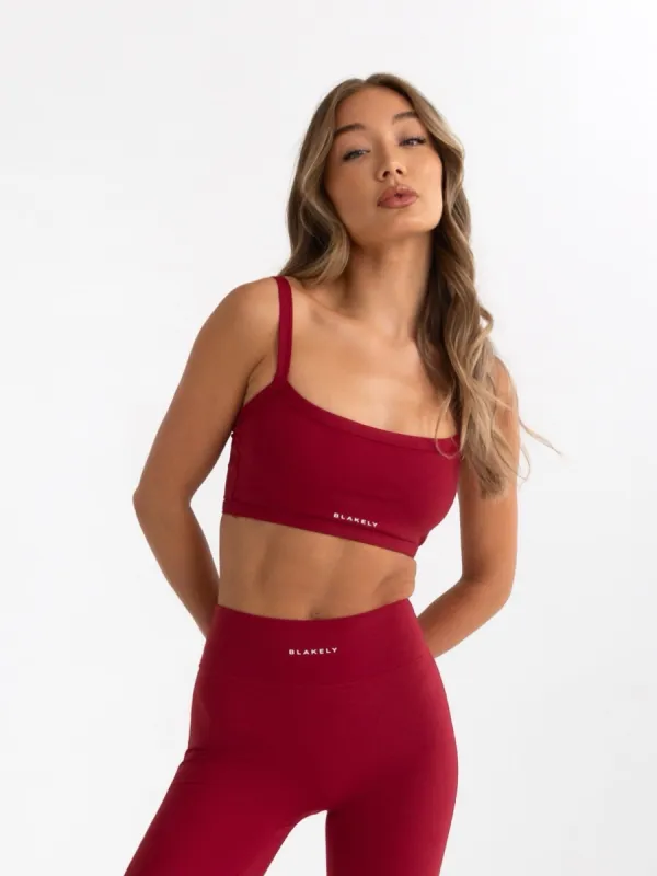 Ultimate Sports Bra - Cherry Red sold by Blakely