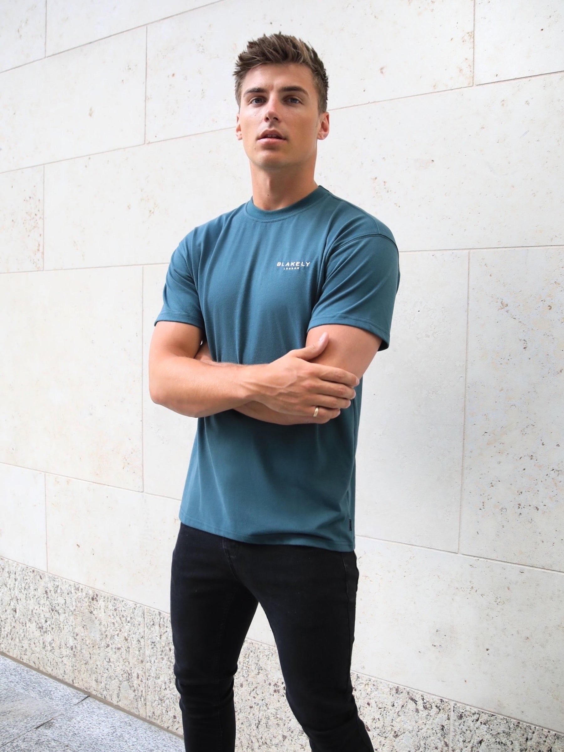 Universal Relaxed T-Shirt - Teal Green sold by Blakely product image thumbnail 4